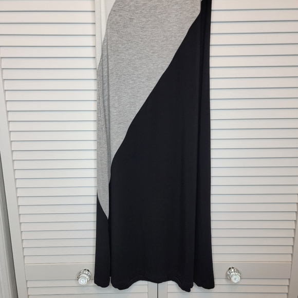 ATHLETA Diagonal Color Block Tank Midi Dress Sleeveless Round Neck Women's XXS - Picture 5 of 11